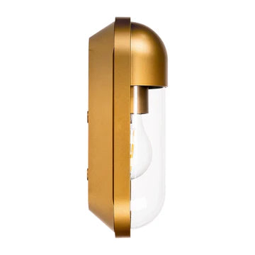Lume Polycarbonate Brass Wall Light
