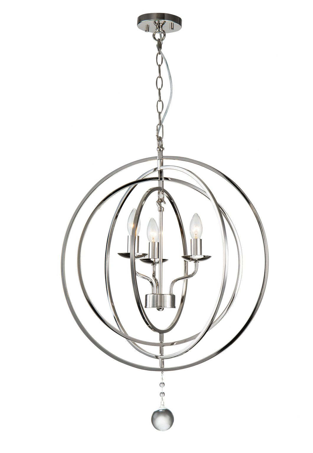 Maxwell 3 Light 56CM NICKLE