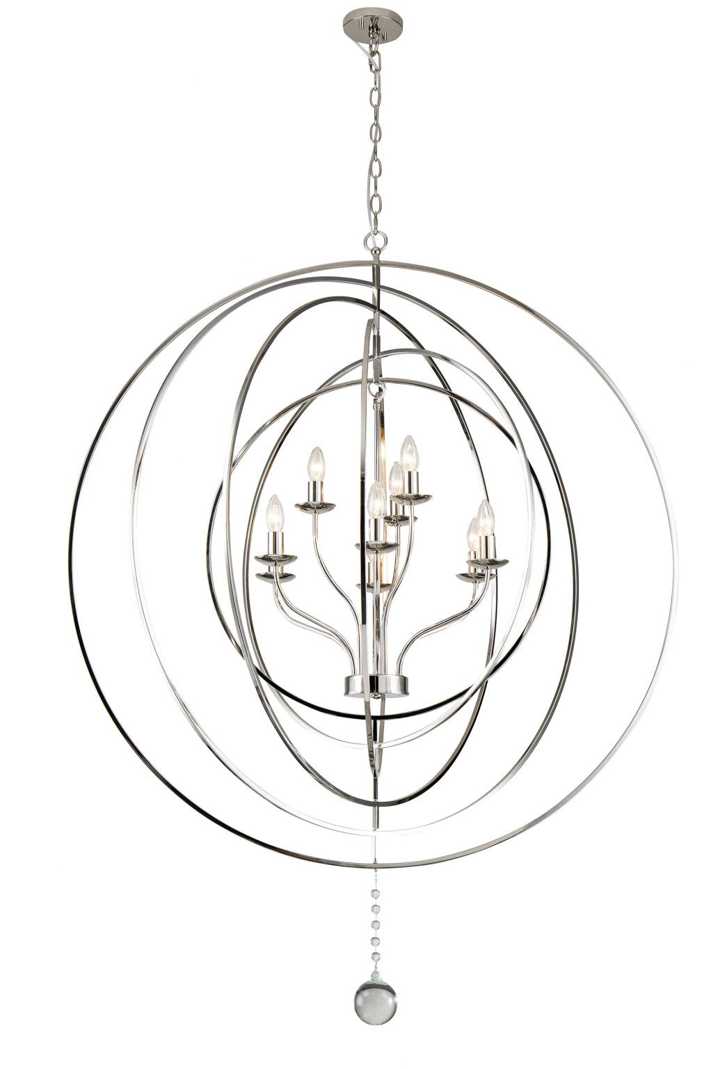 Maxwell 9 Light 116CM NICKLE