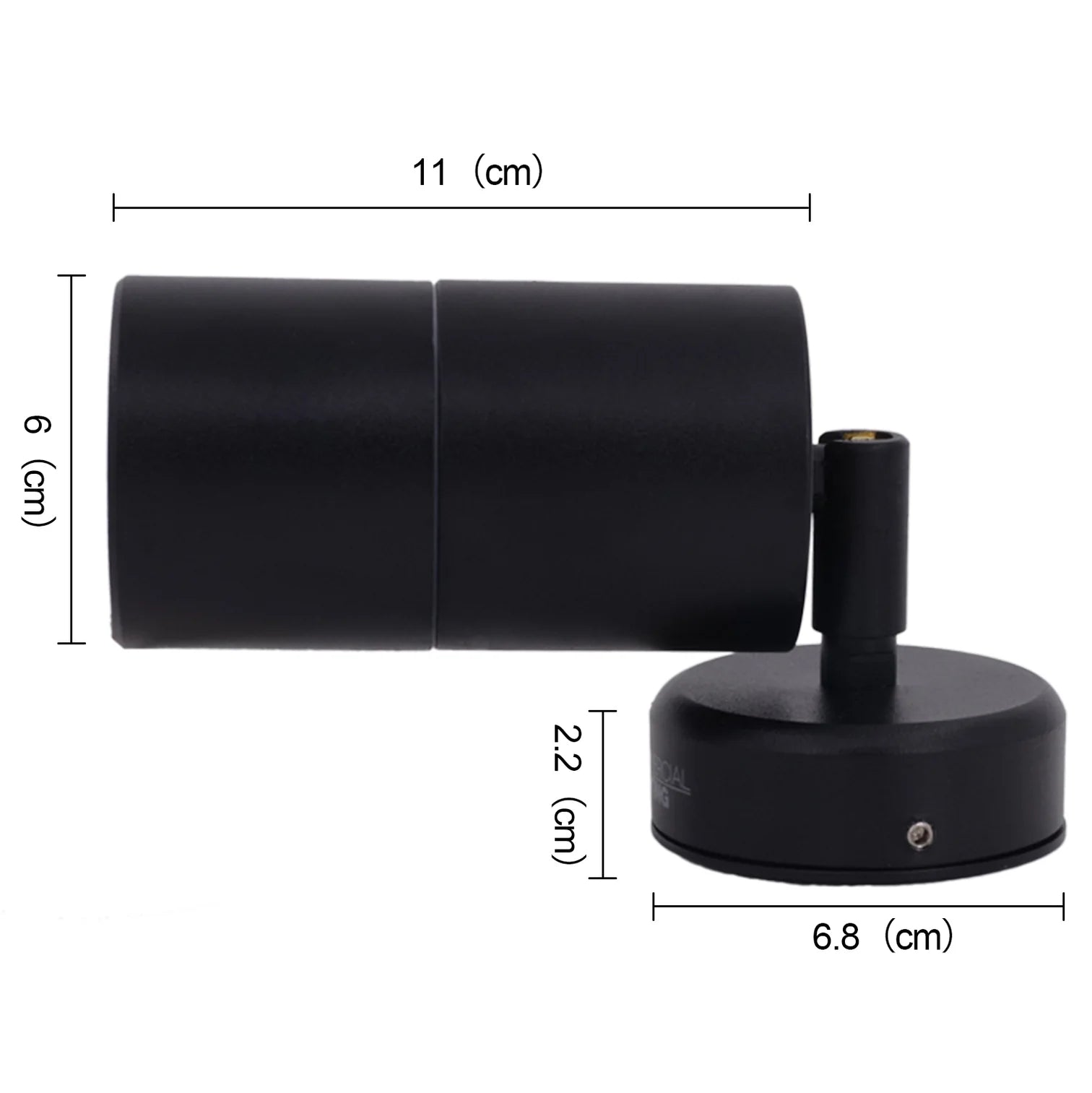 SEASHORE Pillar Tri-Colour LED Adjustable Wall Spot Light