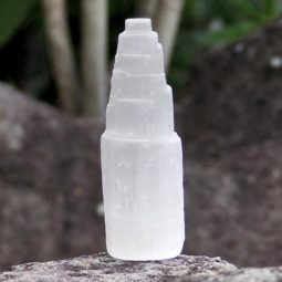 Selenite Tower 15cm (usb base)