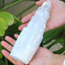Selenite Tower 20cm (usb base)