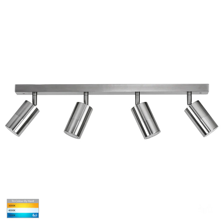 Tivah Titanium 4 Light TRI Colour LED Bar Lights