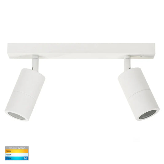 Tivah White 2 Light TRI Colour LED Bar Lights