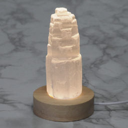 Selenite Tower 10cm (usb base)