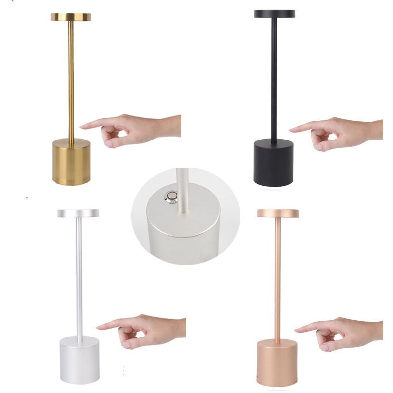 USB Charging Wireless Table Lamps, 1800mA Rechargeable LED Desk Lamp, 3 Color Modes
