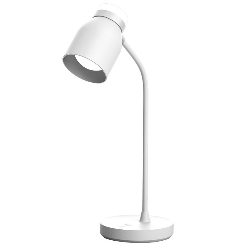 White Dimmable LED Night Light, Flicker-Free and Blue Light-Free, Cordless and Plug-in Dual-Purpose Desk Lamp