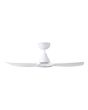 SURF 40 White ceiling fan with LED light