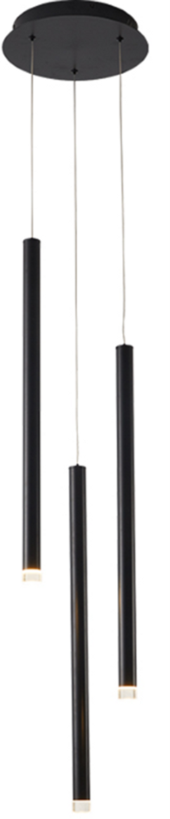 3 Black Candles Multi Pendant