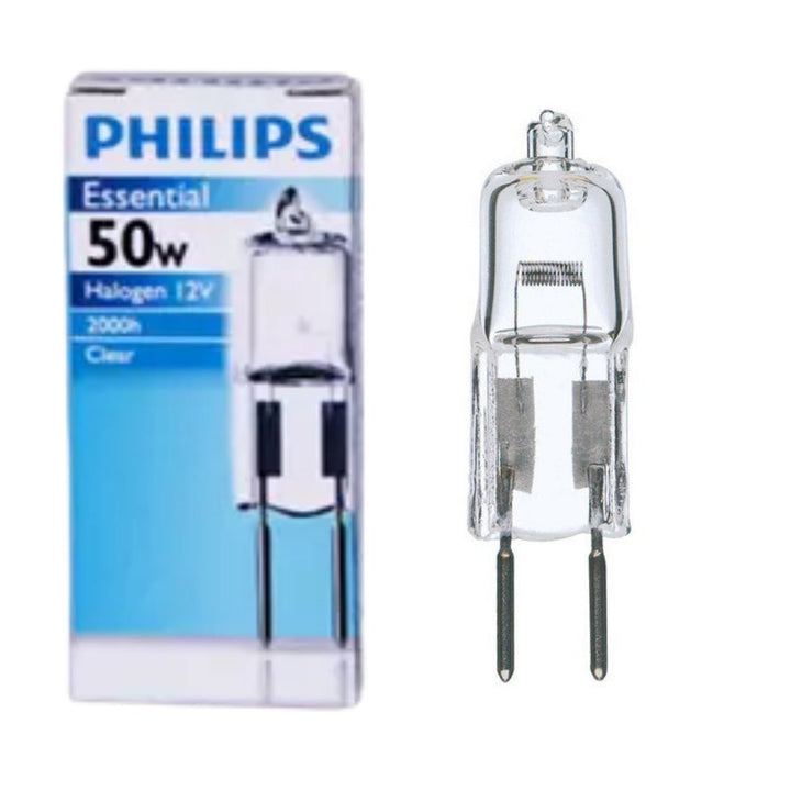 12V 50W Bi Pin Halogen Philips-Incandescent Light Bulbs-Philips