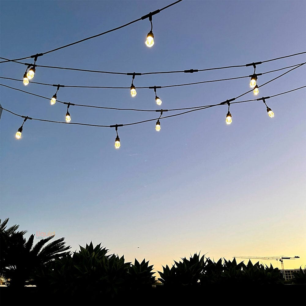 15m Smart Festoon String Lights with 15 LED Bulbs Liquidleds, Festoon String, 15m-smart-festoon-string-lights-with-15-led-bulbs