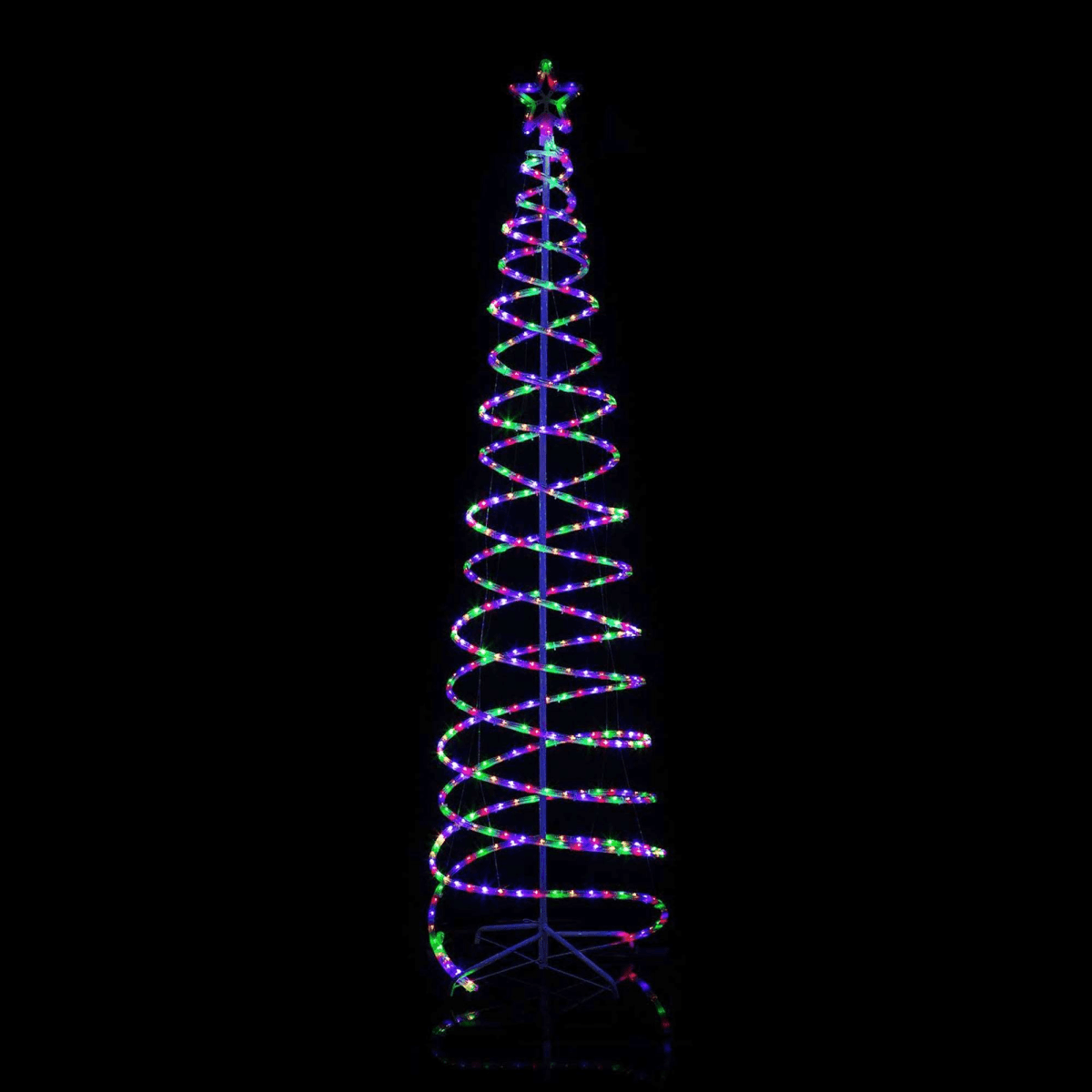 2.1M LED Double Spiral Tree - 4 Colour Options – Cosmo Lighting Kensington