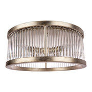 Francine Flush Mount - Antique Silver photo 1