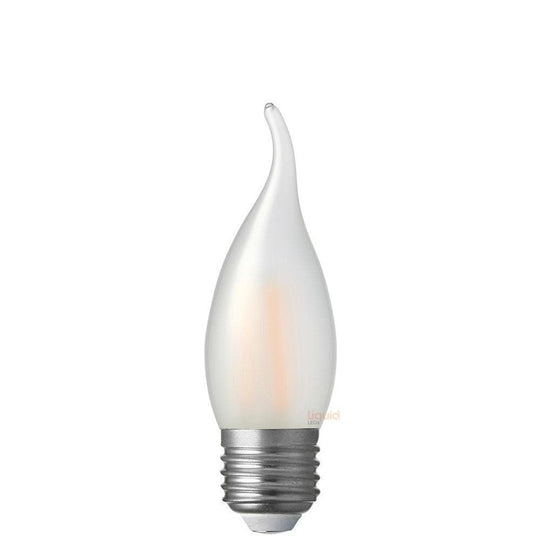 4W Flame Tip Candle Dimmable LED Bulb (E27) Frost in Warm White