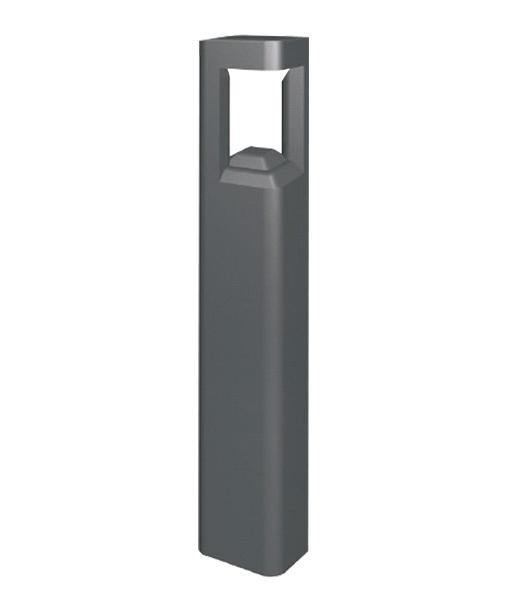 6W LED Bollard Grey Square 3000k - BOL4A