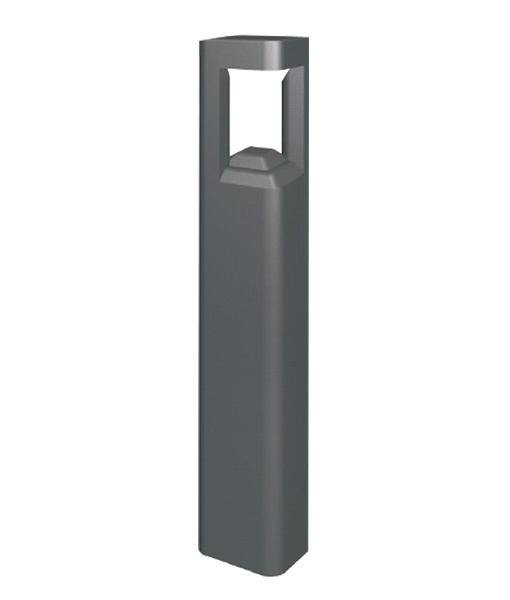 6W LED Bollard Grey Square 3000k - BOL4A-Bollard Lights-CLA Lighting