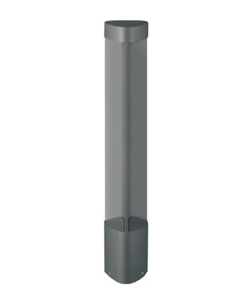 6W LED Bollard Grey Triangular 3000k - BOL2