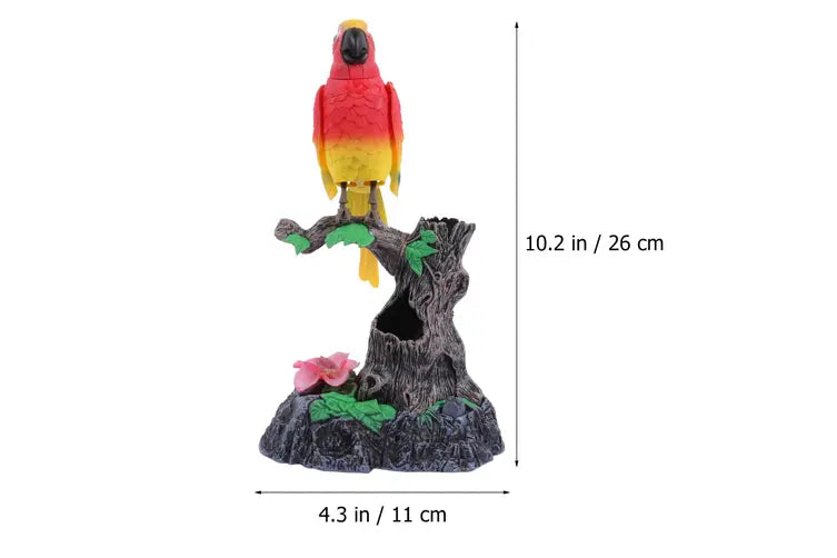 Simulated Induction Sound Control Voice-Activated Talking Parrots Moving Pets