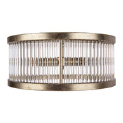 Francine Flush Mount - Antique Silver photo 2