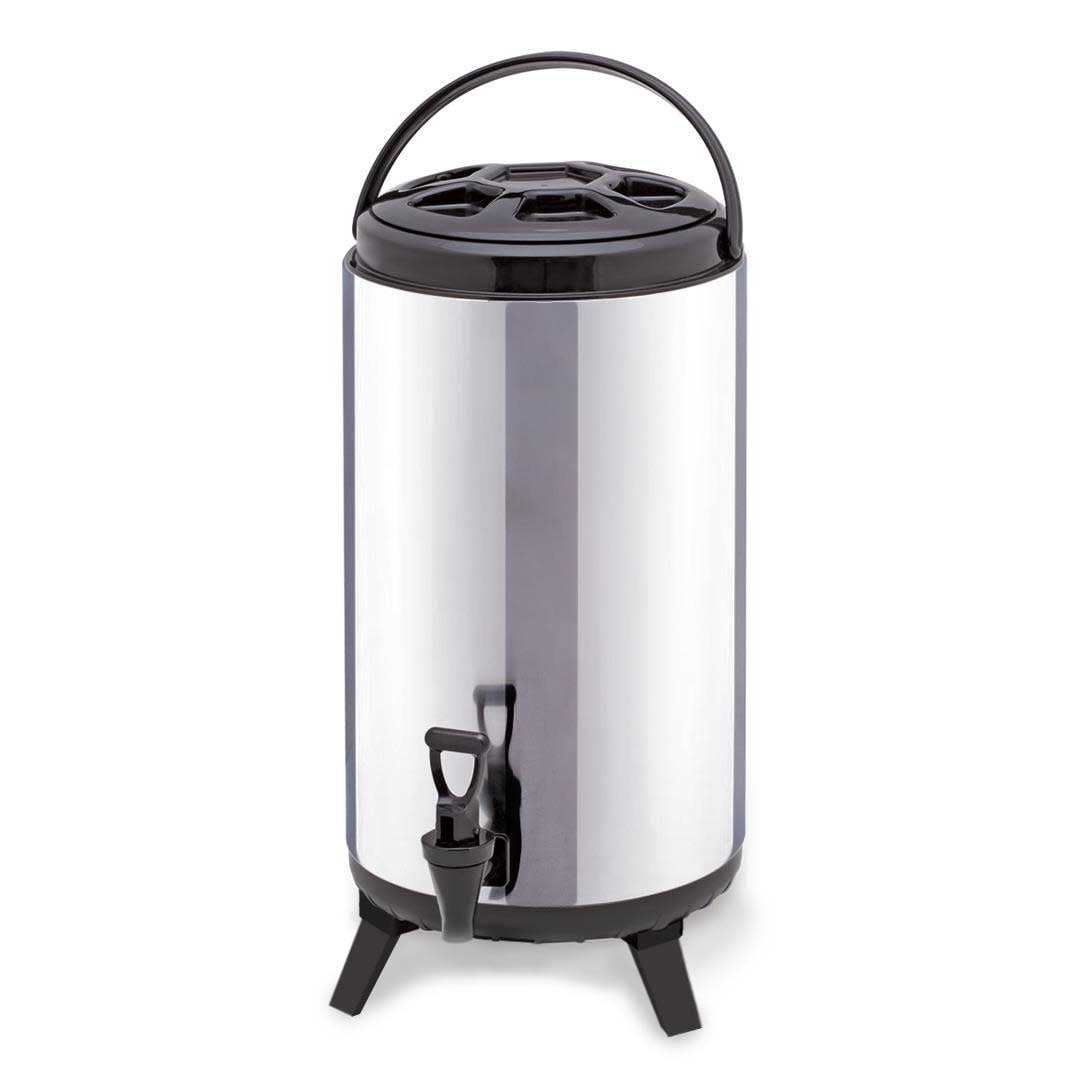 8L Portable Insulated Cold/Heat Stainless Steel Coffee Dispenser-Home & Living/Kitchen & Dining/Barware/Spirit Dispensers-Soga