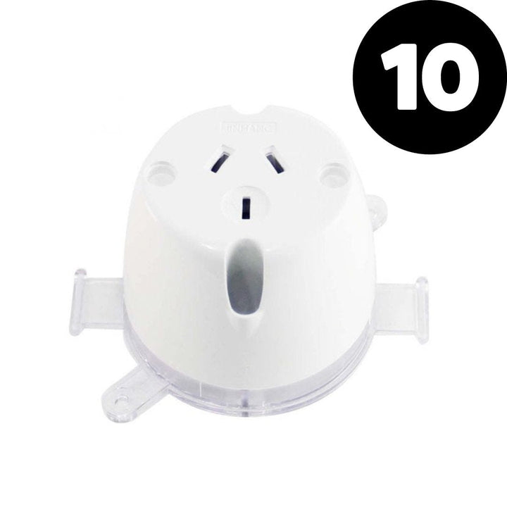 90mm 10amp AU Electrical Plug Base SAA Approved