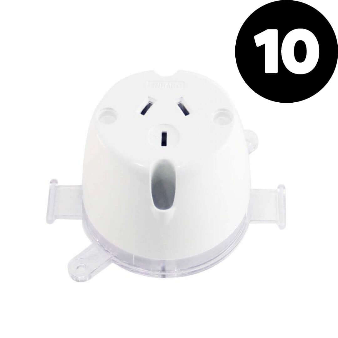 10amp AU Electrical Plug Base SAA Approved JH, Plug base, 90mmplug