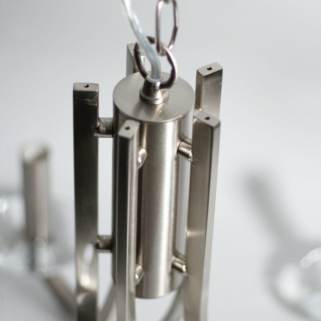 Corrine 5 Light Chandelier Stain Chrome - LL002CH096SC