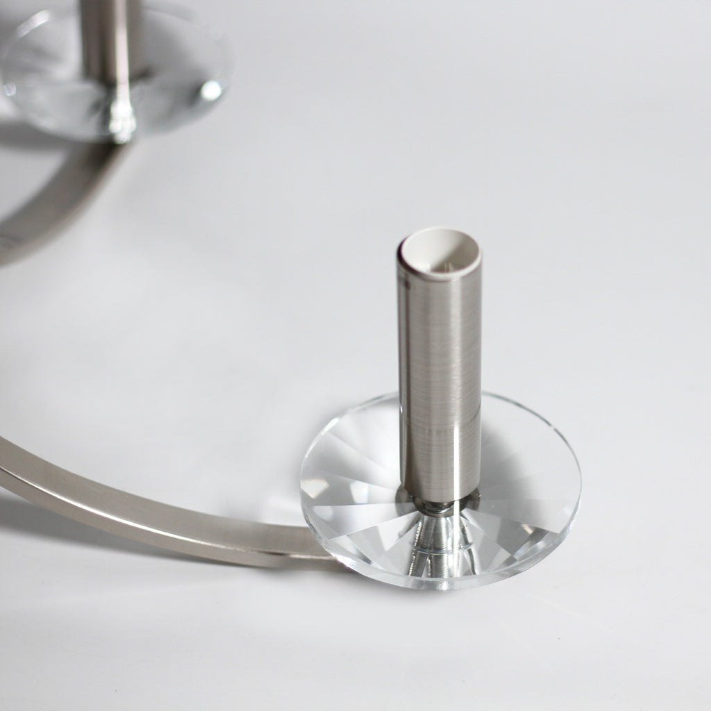 Corrine 5 Light Chandelier Stain Chrome - LL002CH096SC