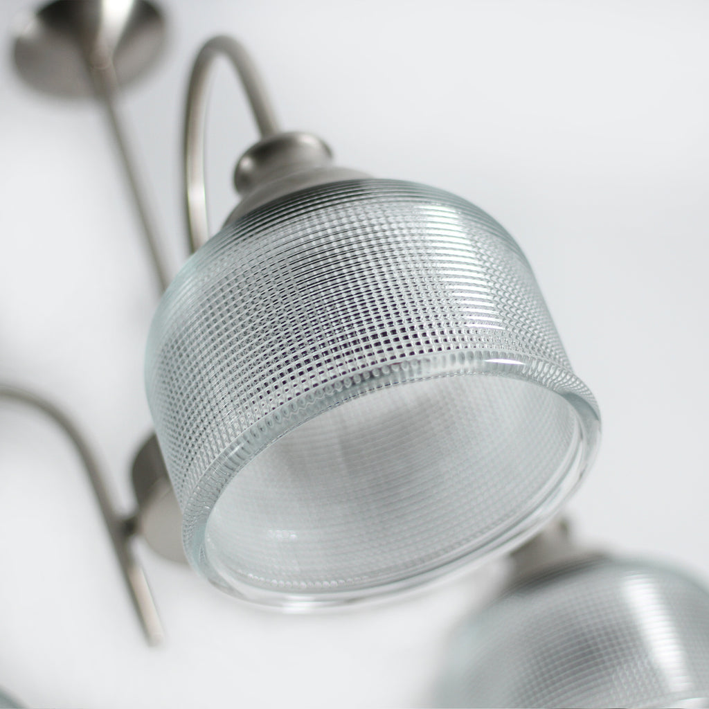 Aviva 3 Lights Small Chandelier Light Satin Chrome - LL002CH102S