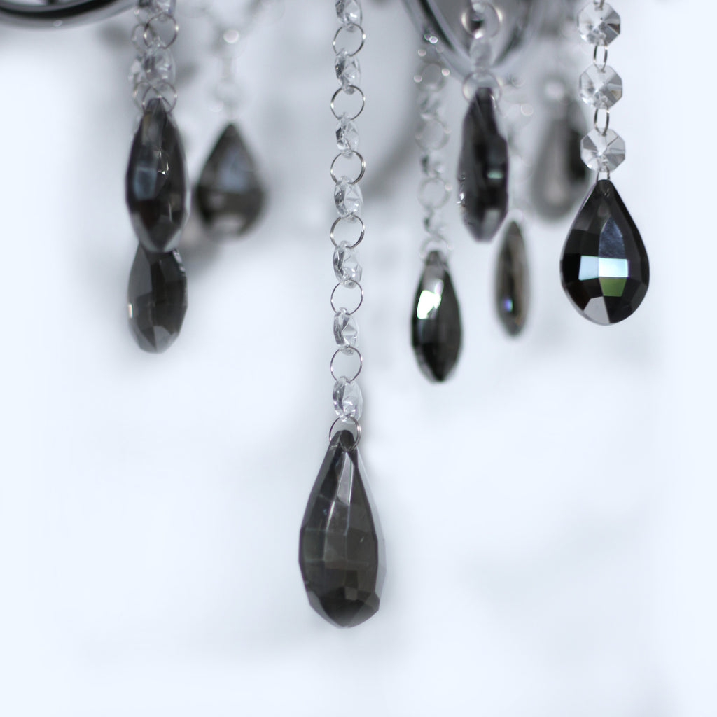 Rovert 8 Light Large Chandelier Chrome & Smoke - LL002CH109L