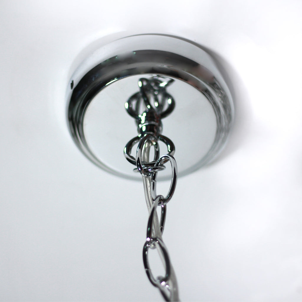 Baroque 5 Light Large Chandelier Chrome & Clear - LL002CH113L