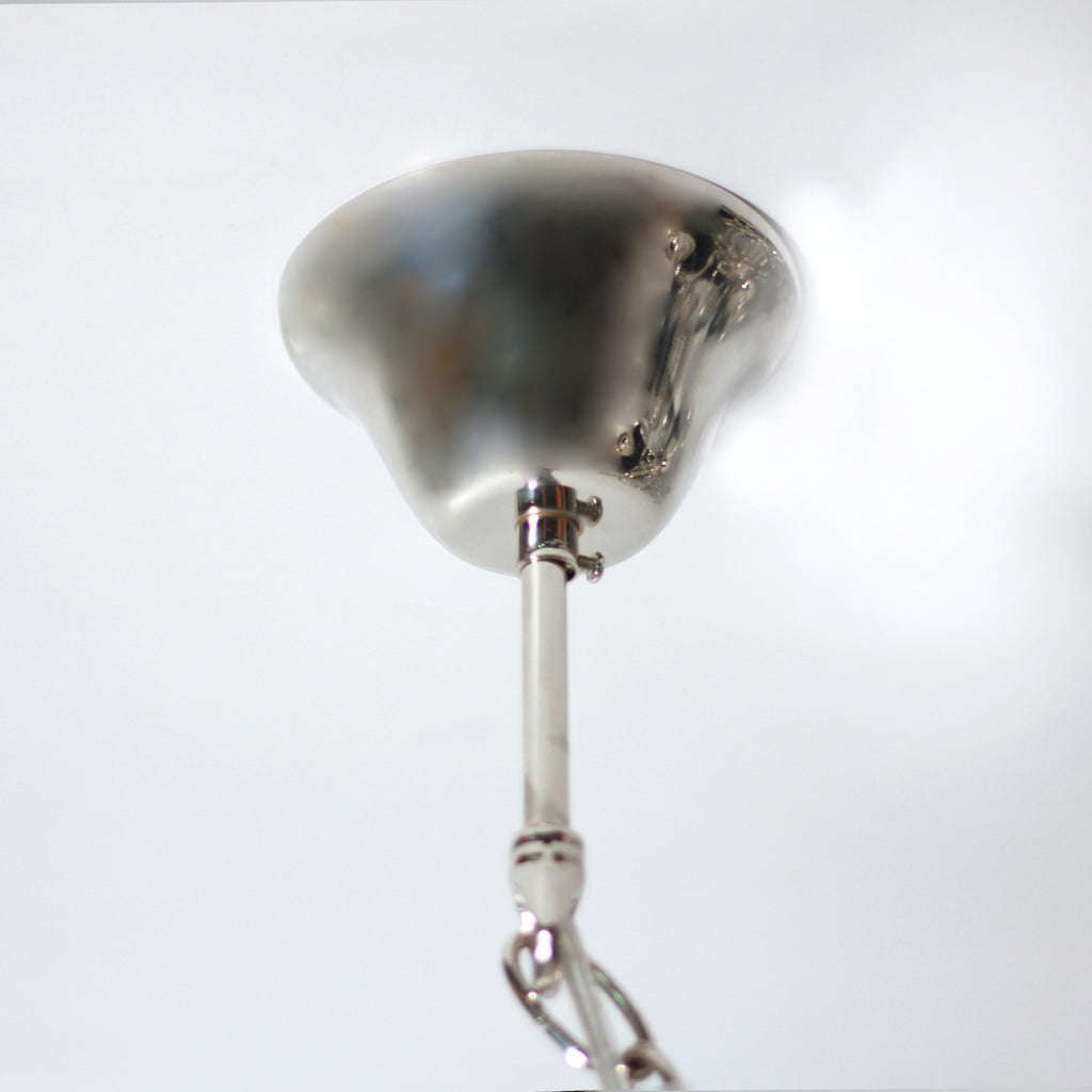 Ganeed Rustic 5 Light Small Chandelier Polished Nickel - LL002CH115S