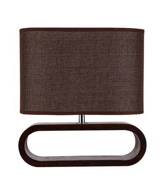 Lotus2 Table Lamp Dark Wood