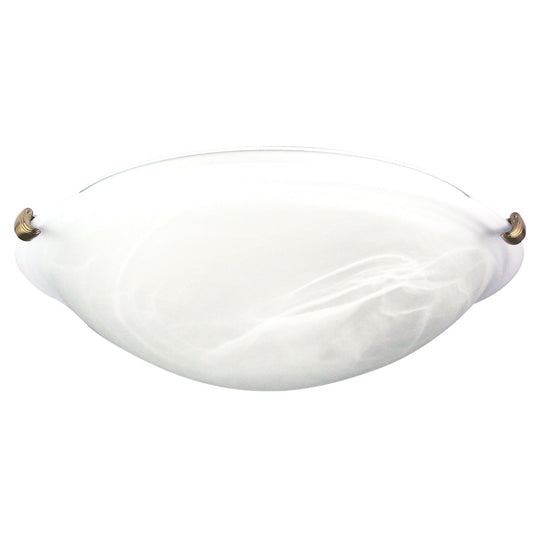 Remo 40cm Oyster LightAlabaster and Gold
