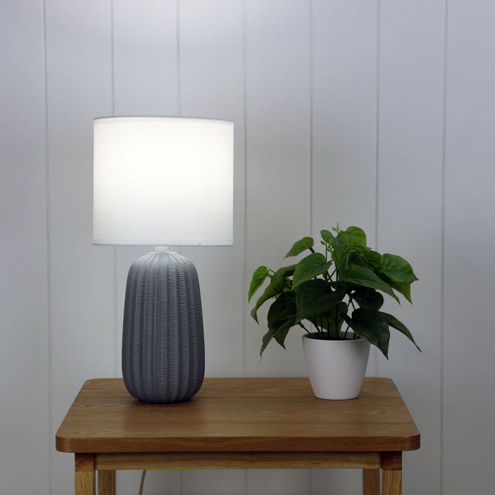Benjy.20 Complete Table Lamp Grey