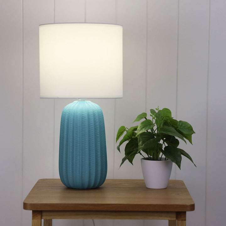 Benjy.25 Complete Table Lamp Blue