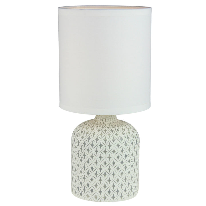 Vera Complete Table Lamp White