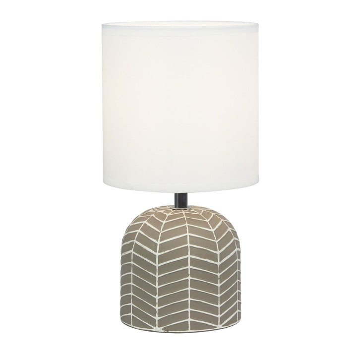 Mandy Complete Table Lamp Taupe