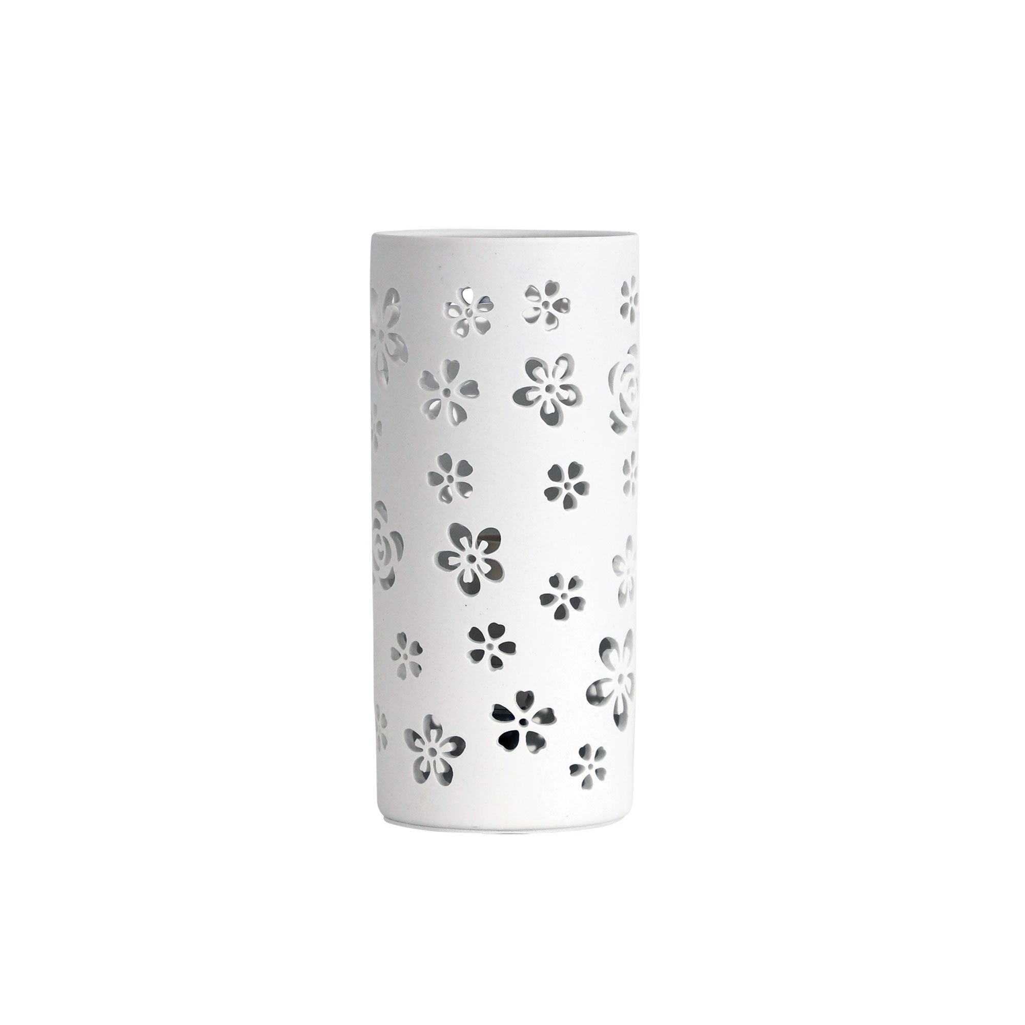 Dianna Flower White Ceramic Lamp