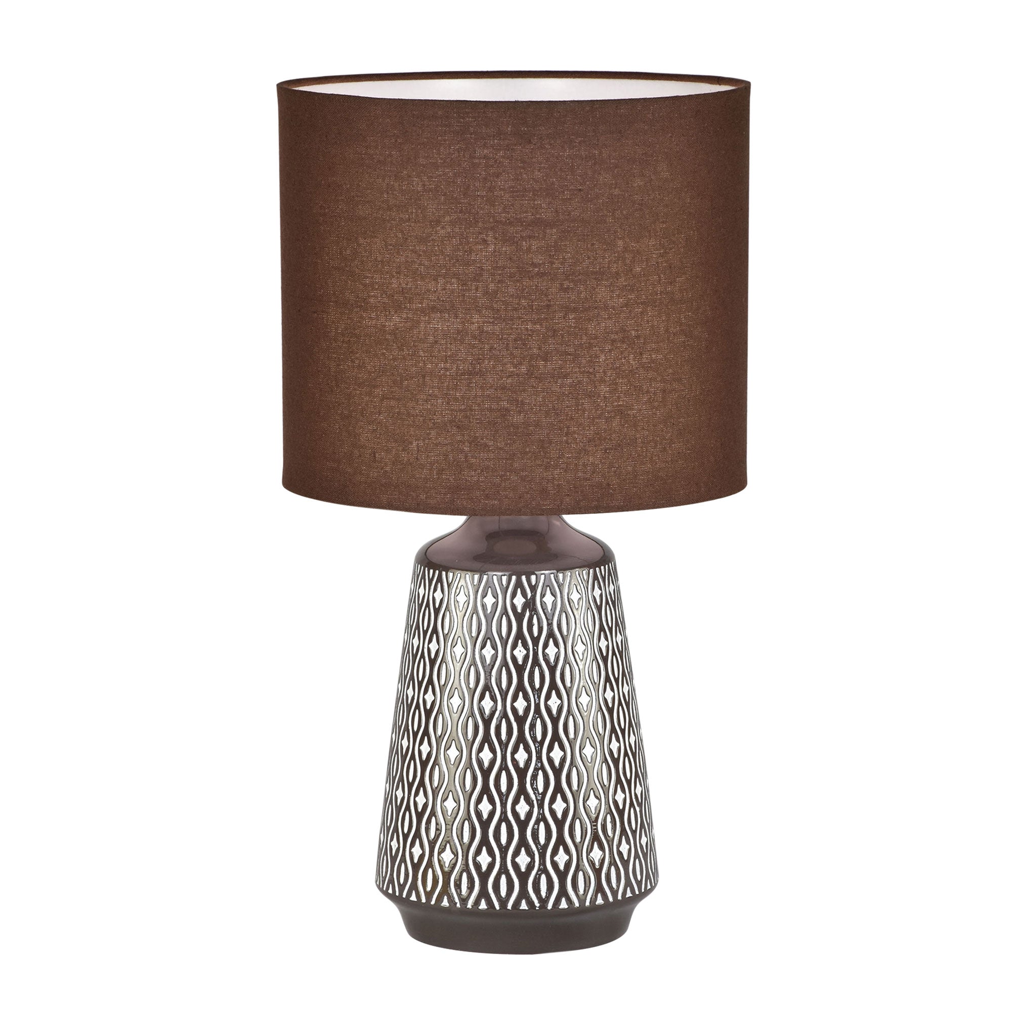 Moana 45 Table Lamp Coffee With Coffee Shade