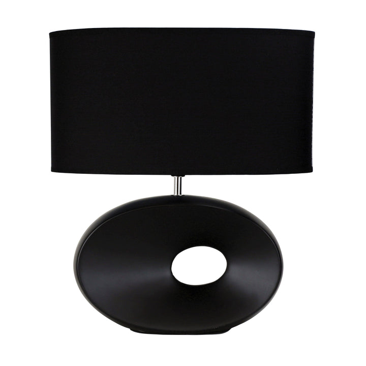 Louise Complete Table Lamp Black