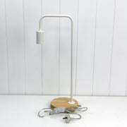 Lane Table Lamp Base Timber With White Arm photo 4