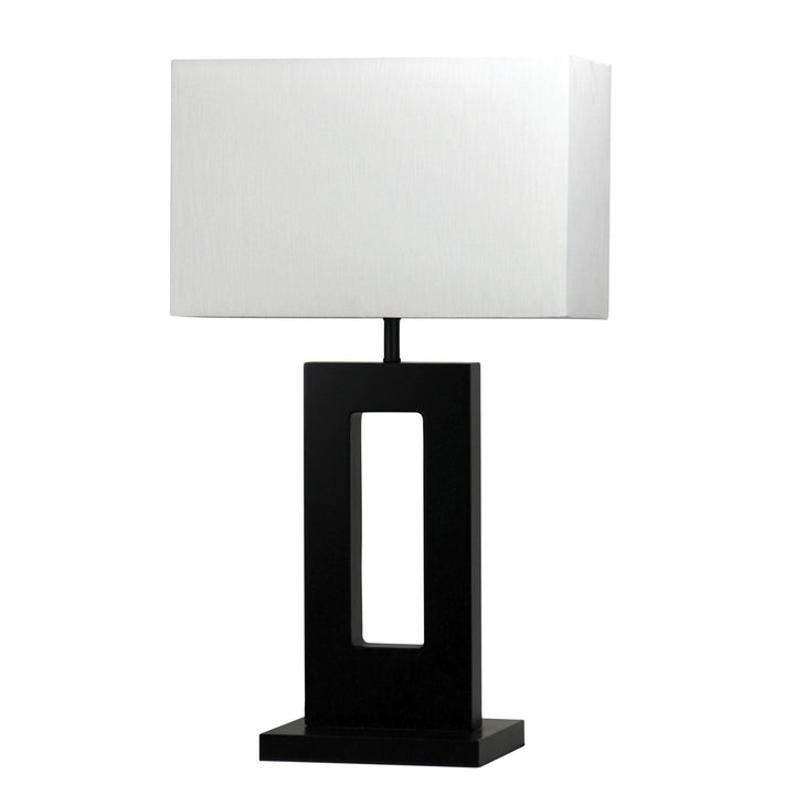 Habitat Table Lamp Base Only Dark Stain New