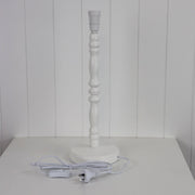 Rosalie 46 White Table Lamp Base Only B22 photo 3