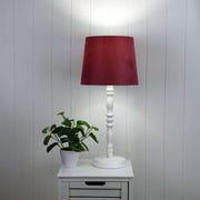 Rosalie 46 White Table Lamp Base Only B22 photo 2