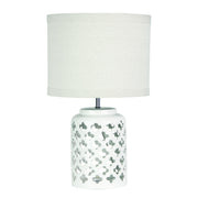Casbah White Ceramic Complete Table Lamp photo 3