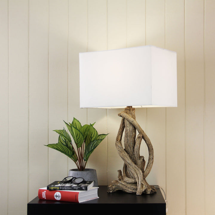 Sedona Twisted Complete Table Lamp