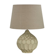 Medea Distressed White Complete Table Lamp photo 3