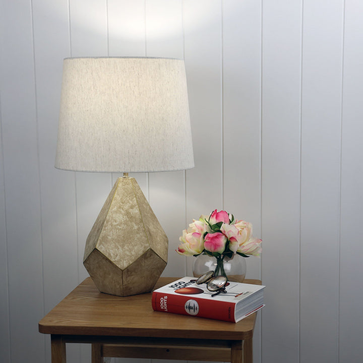 Leon Geometric Complete Table Lamp