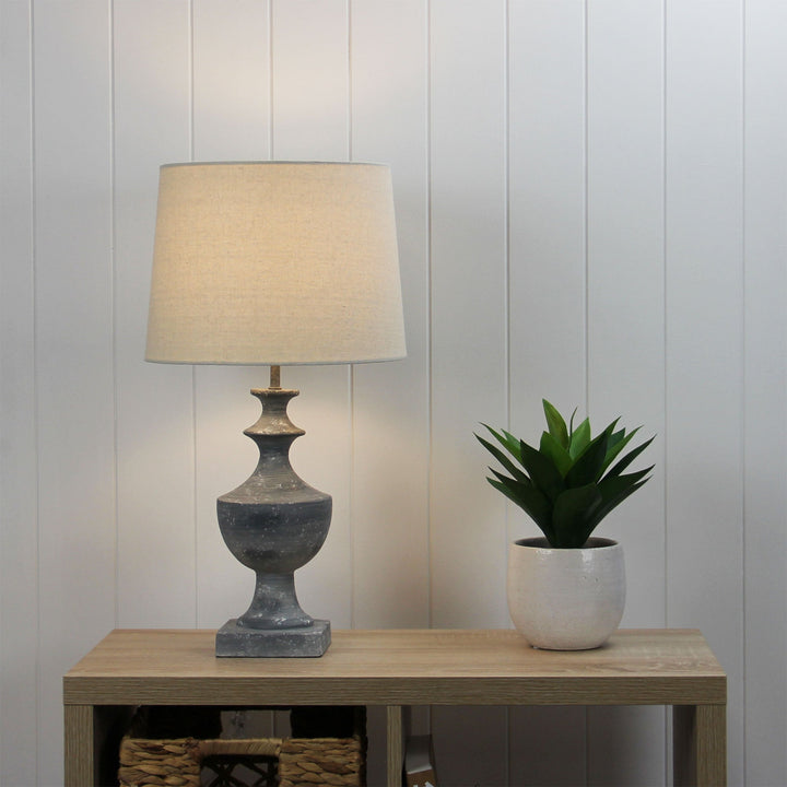 Exeter Resin Table Lamp Complete